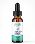 KORVEX Tinnitus Relief Ear Drops — 30 mL amber dropper bottle