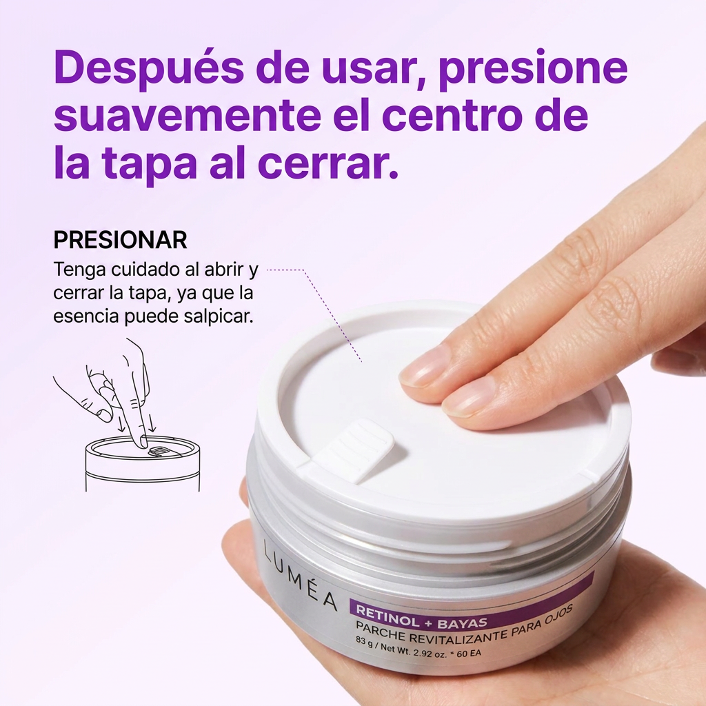 Parches Revitalizantes de Retinol y Bayas para Ojos